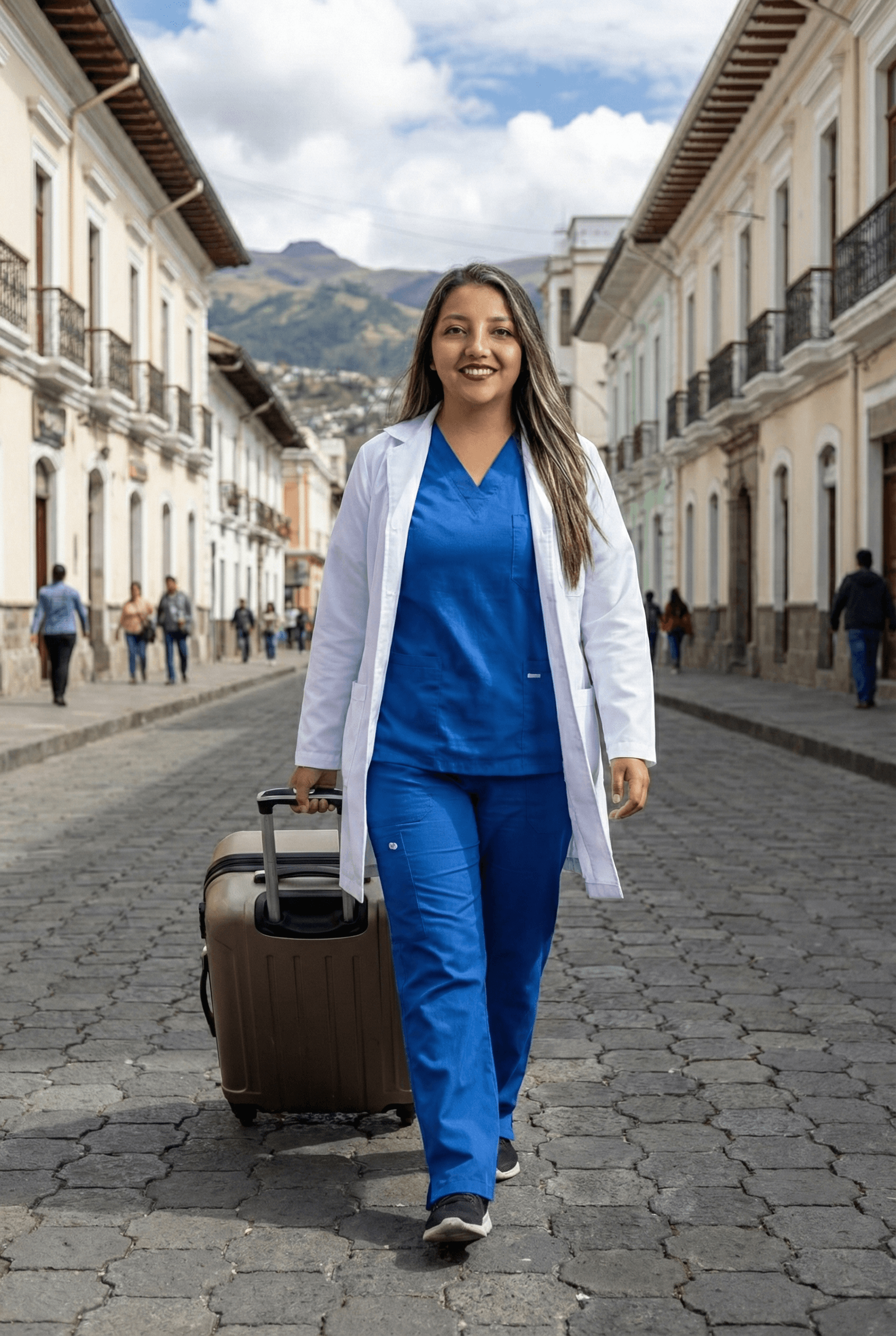 Katy en su recorrido